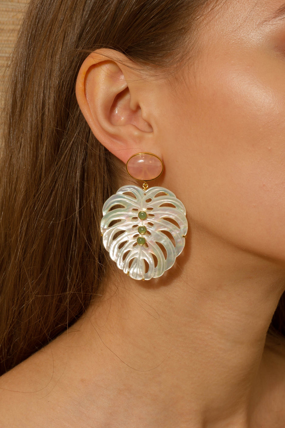 Amazon Earrings in Rose